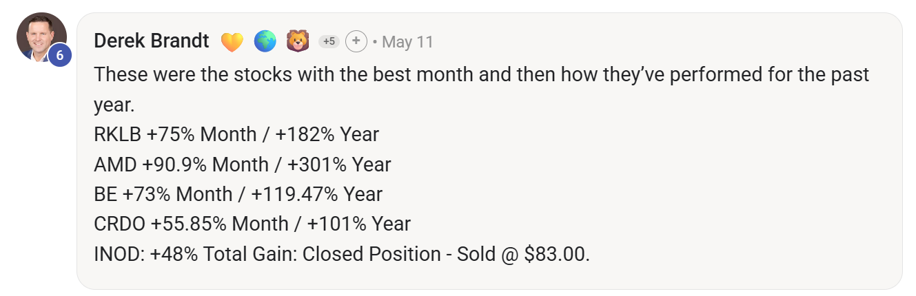 Member-submitted Wealth Society community screenshot 8